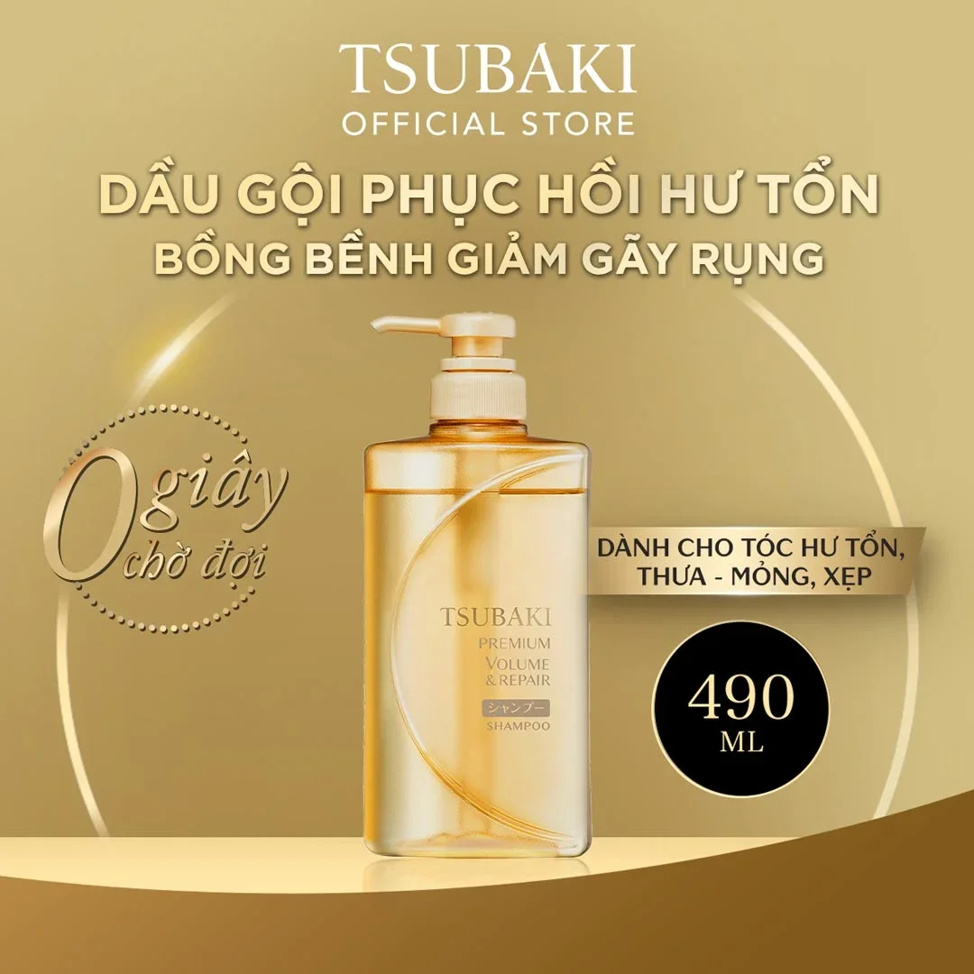 Những đặc điểm nổi bật của dầu gội tsubaki vàng