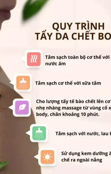 Cách sử dụng tẩy tế bào chết body đúng quy trình giúp đạt hiệu quả cao nhất