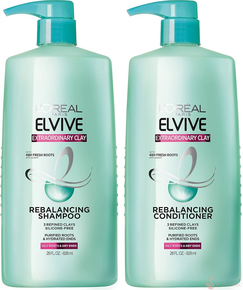 Dầu gội cho da đầu nhờn L'Oreal Paris Elseve Extraordinary Clay Re-Balancing Shampoo