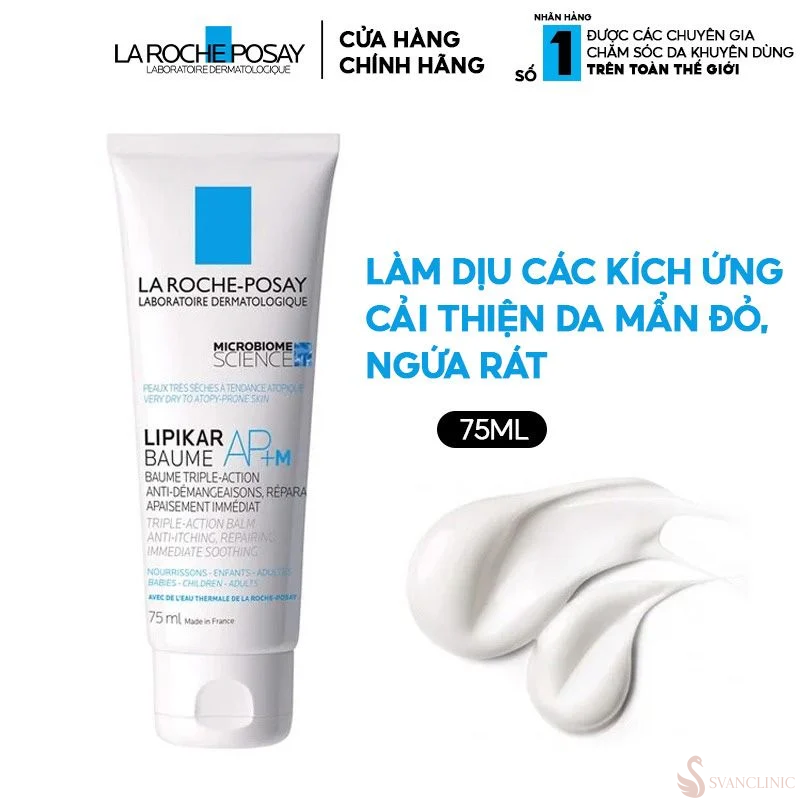 Kem dưỡng ẩm cho trẻ sơ sinh tốt nhất La Roche-Posay Lipikar Baume AP+M